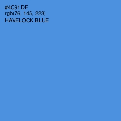 #4C91DF - Havelock Blue Color Image
